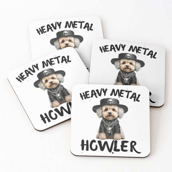 Item preview, Heavy Metal Howler Maltipoo designed and sold by Fredster1966.