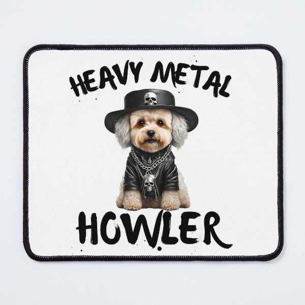 Item preview, Heavy Metal Howler Maltipoo designed and sold by Fredster1966.
