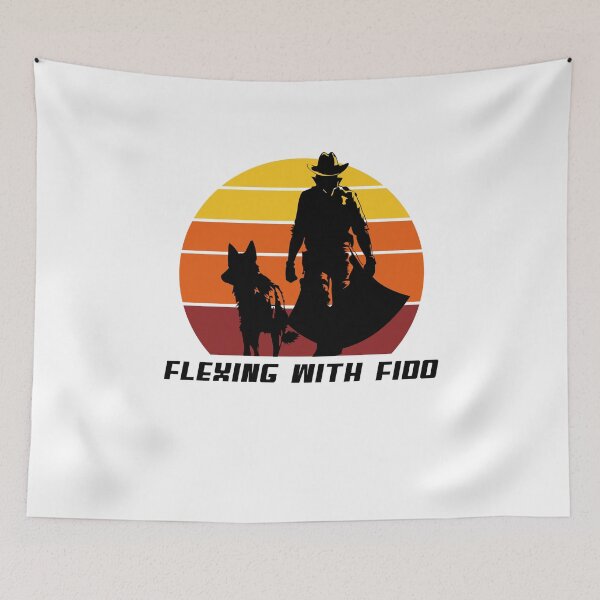 Item preview, Flexing with Fido Design, Dog Lover Design designed and sold by ERROR-STORE.