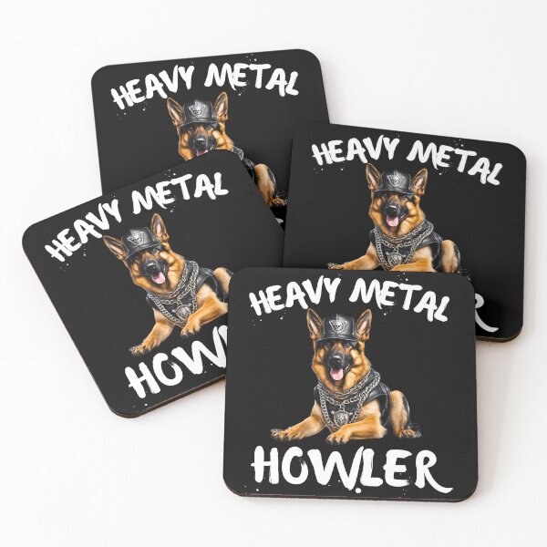 Item preview, Heavy Metal Howler German Shepherd designed and sold by Fredster1966.