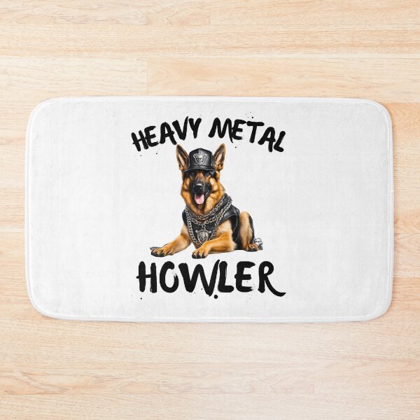 Item preview, Heavy Metal Howler German Shepherd designed and sold by Fredster1966.