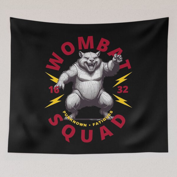 Item preview, Wombat Squad designed and sold by pUNKnown.
