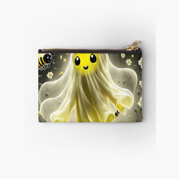 Item preview, Whimsical Bee Spirit with Floral Veil in Enchanted Garden	 designed and sold by eddiecarof.