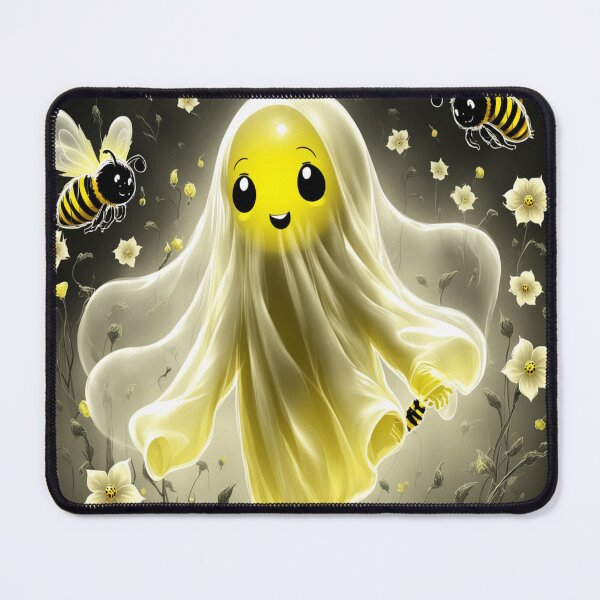 Item preview, Whimsical Bee Spirit with Floral Veil in Enchanted Garden designed and sold by eddiecarof.