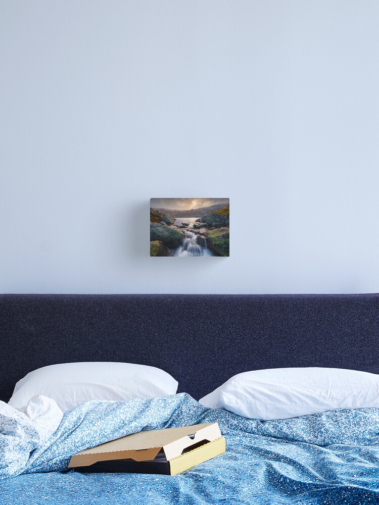 Thumbnail 2 of 3, Canvas Print, Blue Lake, Kosciuszko, New South Wales, Australia designed and sold by Chockstone.