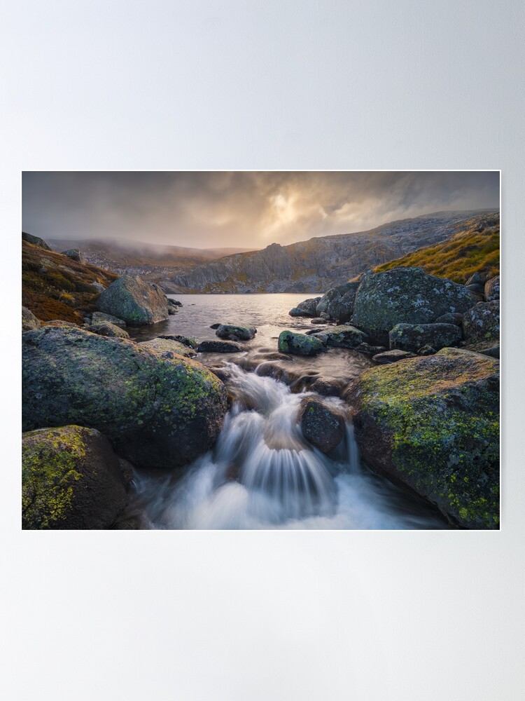 Thumbnail 1 of 3, Poster, Blue Lake, Kosciuszko, New South Wales, Australia designed and sold by Chockstone.
