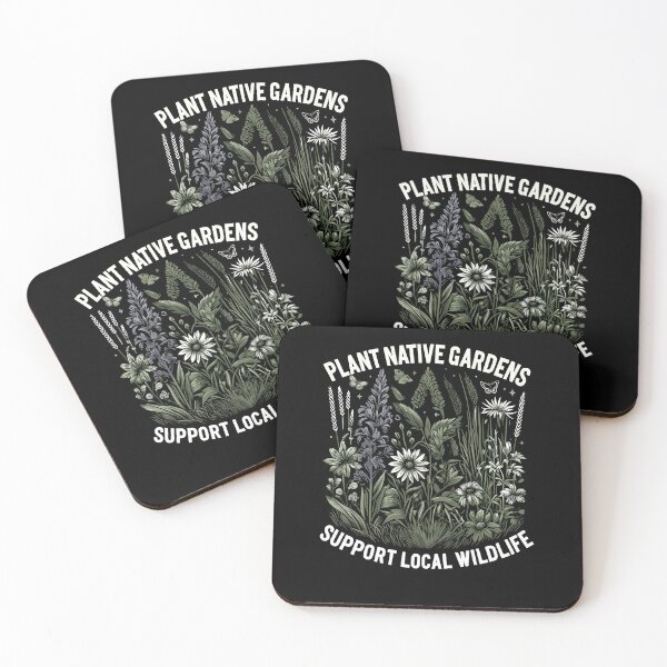 Item preview, Plant Native Gardens Support Local Wildlife designed and sold by Dressed For  Duty.