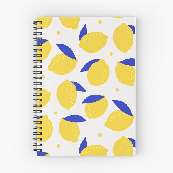 Item preview, Fresh yellow lemon and blue leaf designed and sold by amee _artshop.