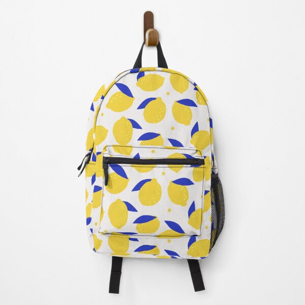 Item preview, Fresh yellow lemon and blue leaf designed and sold by amee _artshop.