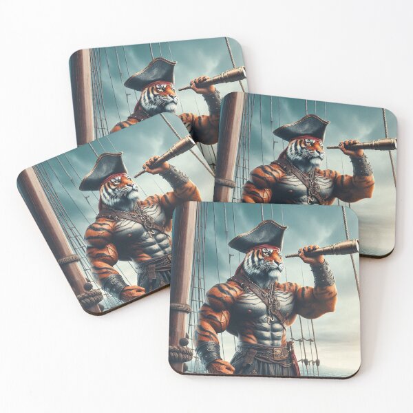 Item preview, Pirate Tiger designed and sold by nipunab.