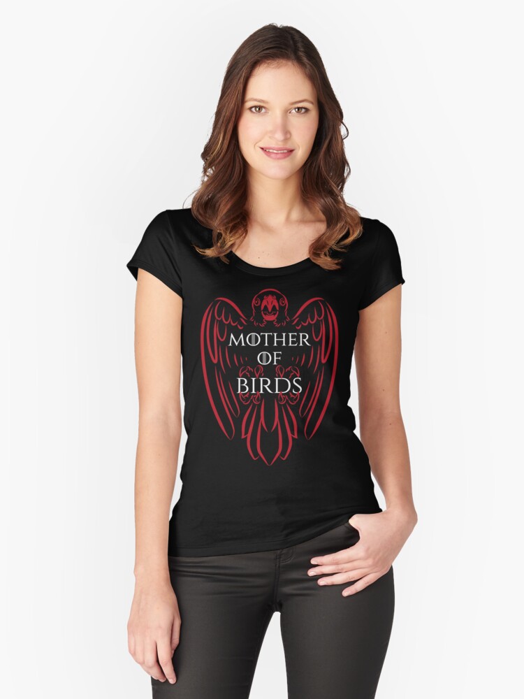 Thumbnail 1 of 3, Fitted Scoop T-Shirt, Mother of Birds designed and sold by MaratusFunk.