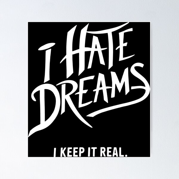 Item preview, Dreams vs. Reality: A Stark Contrast in Black and White designed and sold by SplashTastic.