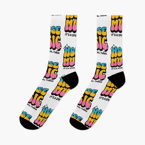 Item preview, HOUSE MUSIC  - Spiritual Font (black/blue/pink)  designed and sold by Discothreadz.