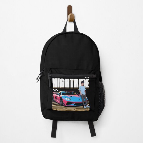 Item preview, Japanese Supercar with Anime Boy | Night Ride designed and sold by TurtleDojo.