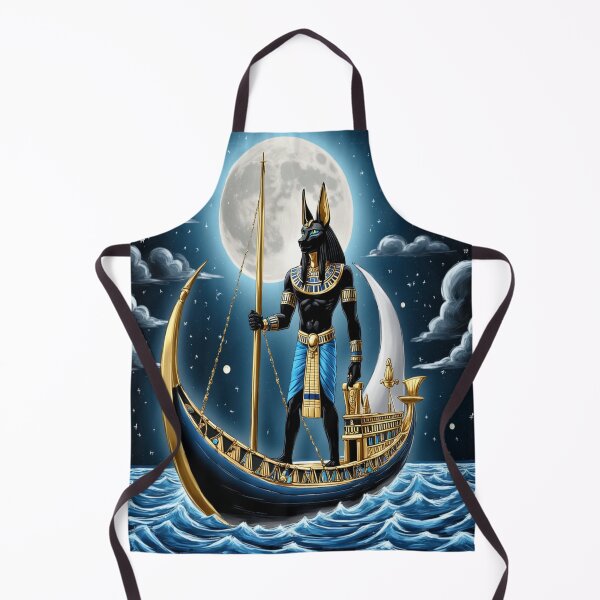 Item preview, Anubis on the Moonlit Sea: Guardian of the Night Voyage designed and sold by eimrobest.