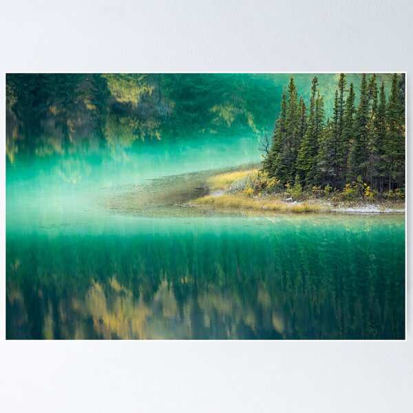 Green Waters of Emerald Lake Poster