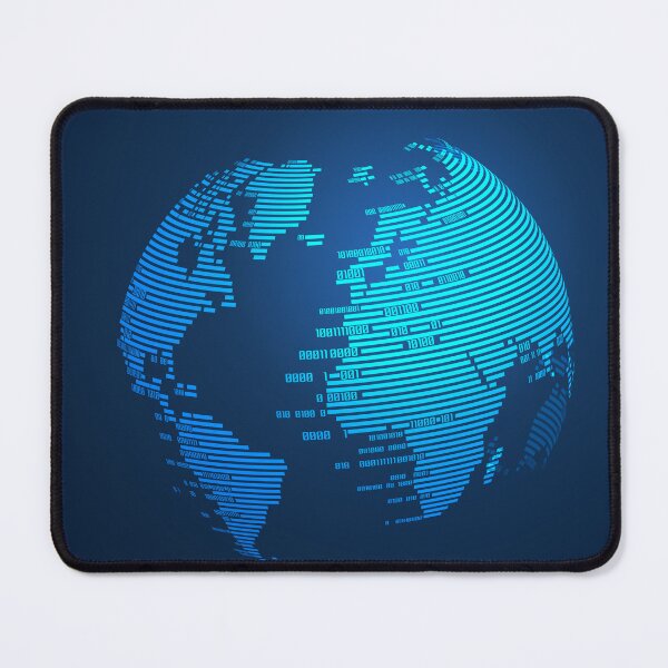 Item preview, data science binary globe designed and sold by NiamLab.