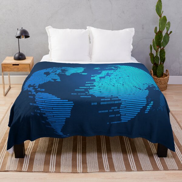 Item preview, data science binary globe designed and sold by NiamLab.