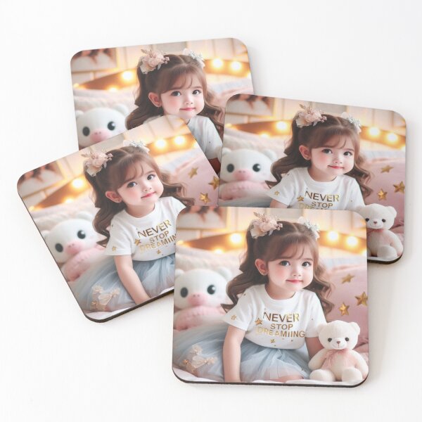 Item preview, cute girl with never stop dreaming designed and sold by xsctasy.