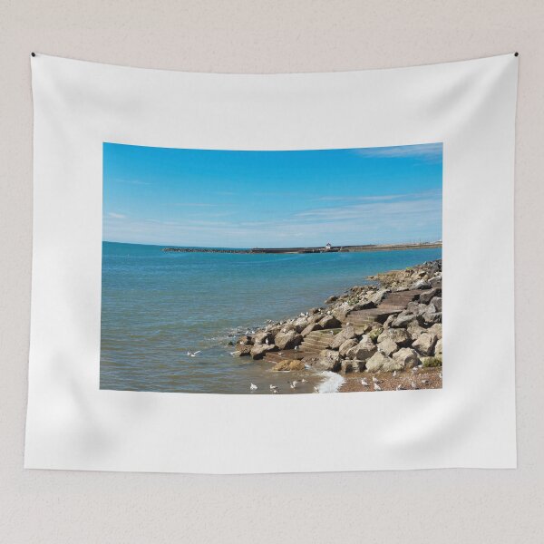 Item preview, View Towards The Harbour at Lyme Regis designed and sold by Dorset Girl.