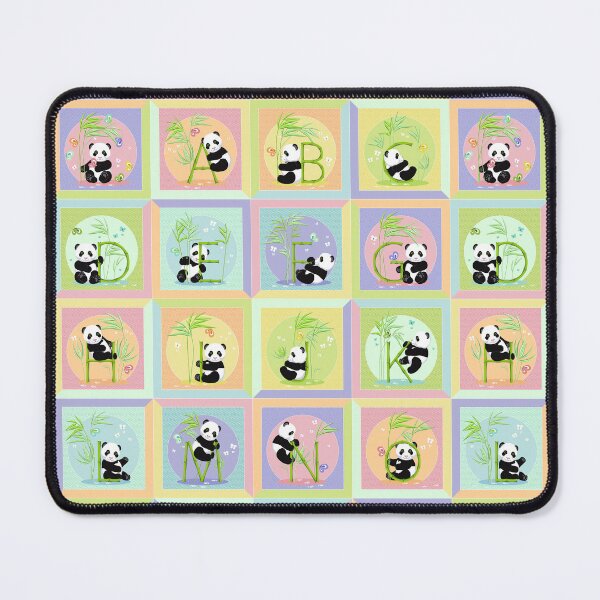 Item preview, Alphabet and panda designed and sold by Alex Blud.