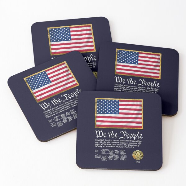 Item preview, We The People, United States Preamble with Signatures & Gold Seal designed and sold by TQDitty.