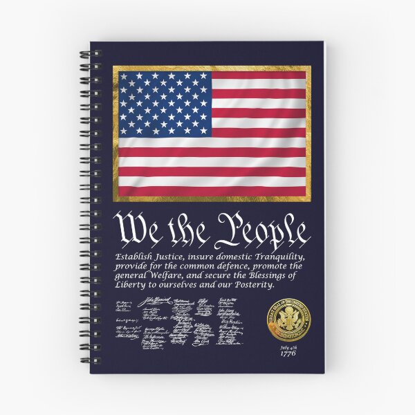Item preview, We The People, United States Preamble with Signatures & Gold Seal designed and sold by TQDitty.