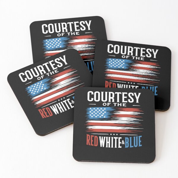 Item preview, Courtesy Of The Red White And Blue US Flag Patriotic designed and sold by Dressed For  Duty.
