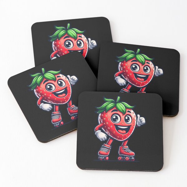 Item preview, Cool Inline Skates Strawberry Boys And Girls Skater designed and sold by Dressed For  Duty.