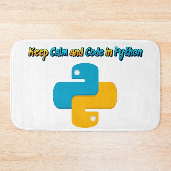 Item preview, Keep Calm and Code in Python designed and sold by profiler221b.