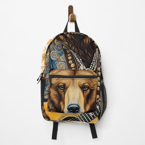 Item preview, Funny grizzly bear playing guitar designed and sold by Mauswohn.