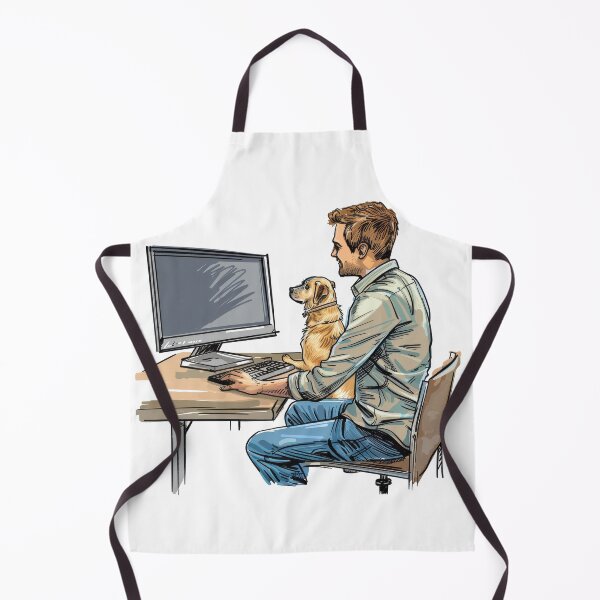 Item preview, I Love My Co-Workers Work From Home Dog No Text designed and sold by Wormy-23.