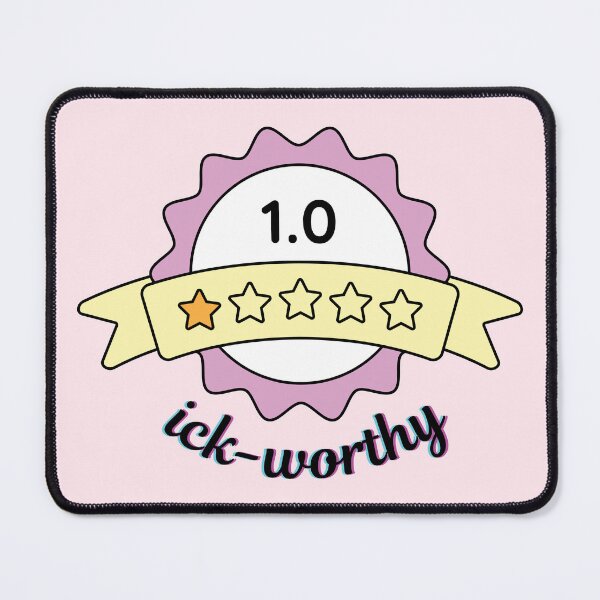 Item preview, One Star Rating Ick-Worthy designed and sold by Dazzline Designs.