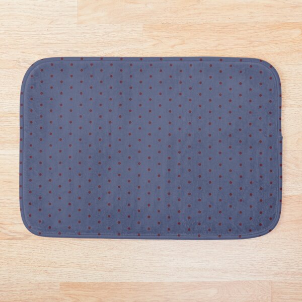 Item preview, Geometric Royal Circle Cabernet Polka Dots On Gray Blue designed and sold by Triplicate Limited.