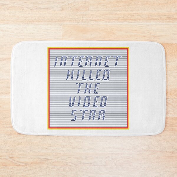 Item preview, Internet Killed The Video Star - blue border designed and sold by DFA.