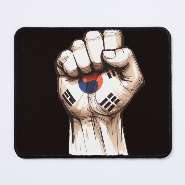 Item preview, Strong Muscular Fist with Taegukgi , designed and sold by PaintMeWorld.