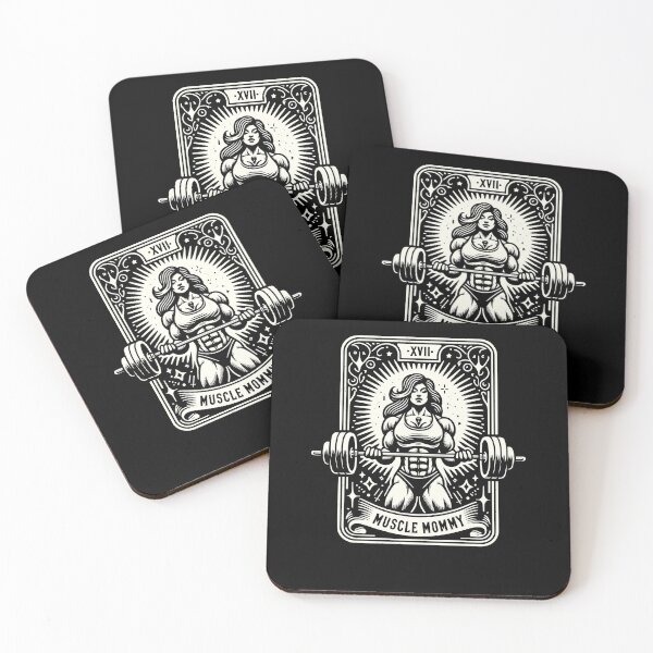 Item preview, Fitness Workout Tarot Card Muscle Mommy Gym Women Girl designed and sold by Dressed For  Duty.