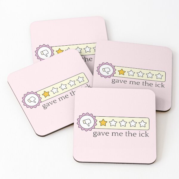 Item preview, One Star Rating You Give Me The Ick designed and sold by Dazzline Designs.