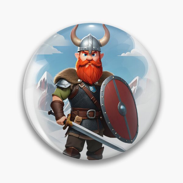 Item preview, Viking in cartoon style designed and sold by JoraArt.