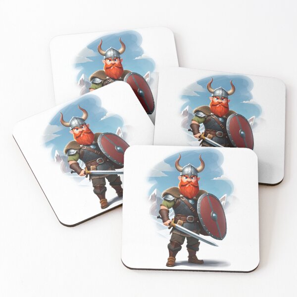Item preview, Viking in cartoon style designed and sold by JoraArt.
