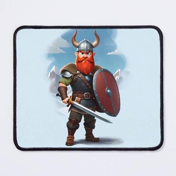 Item preview, Viking in cartoon style designed and sold by JoraArt.