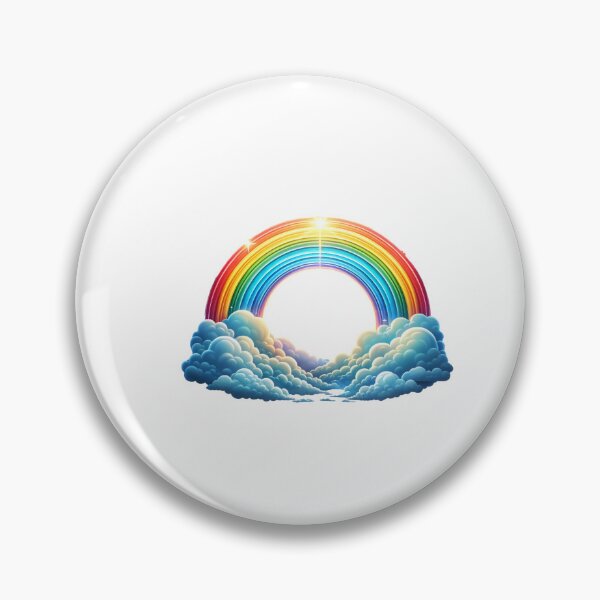Item preview, Rainbow with clouds and sun designed and sold by ModederZukunft.