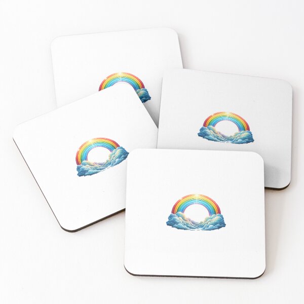Item preview, Rainbow with clouds and sun designed and sold by ModederZukunft.
