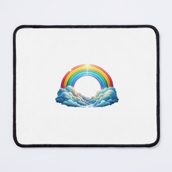 Item preview, Rainbow with clouds and sun designed and sold by ModederZukunft.