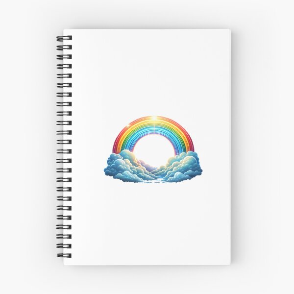 Item preview, Rainbow with clouds and sun designed and sold by ModederZukunft.