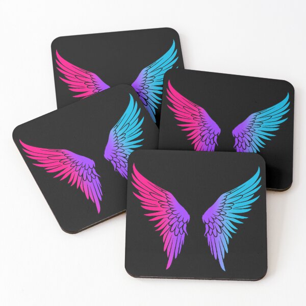 Item preview, Androgynous Pride Flag Angel Wings, Subtle Androgynous Design designed and sold by Travelslightly.