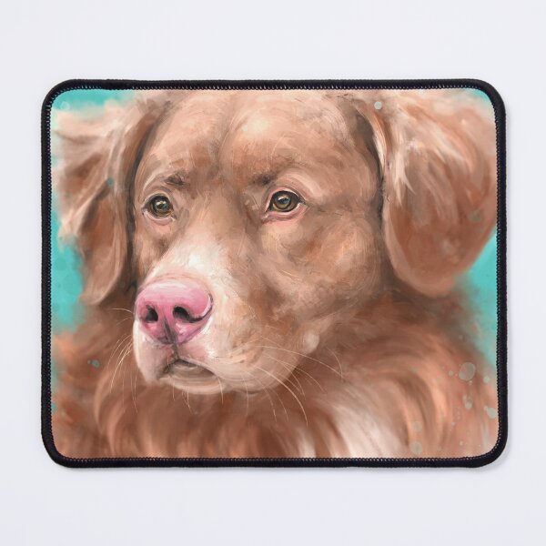 Item preview, Painting of a Nova Scotia Duck Tolling Retriever designed and sold by ibadishi.