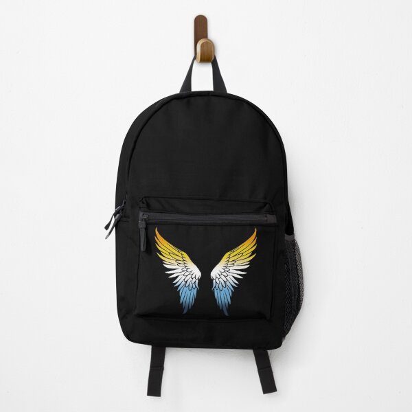 Item preview, AroAce Pride Flag Angel Wings, Subtle AroAce Design designed and sold by Travelslightly.