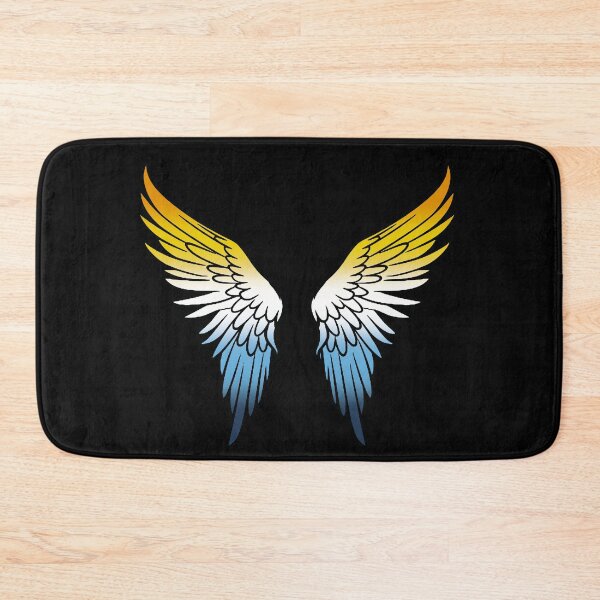 Item preview, AroAce Pride Flag Angel Wings, Subtle AroAce Design designed and sold by Travelslightly.