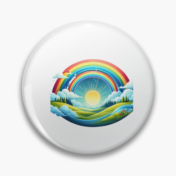 Item preview, Rainbow with sun designed and sold by ModederZukunft.